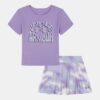 Bedrucktes kleines Skort-Set Bedrucktes kleines Skort-Set