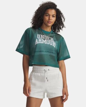 Football Mesh Crop T-Shirt Football Mesh Crop T-Shirt