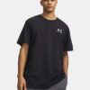 Herren-Kurzarm-Shirt mit gesticktem UA-Logo, schweres Material