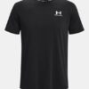 Herren-Kurzarm-Shirt mit gesticktem UA-Logo, schweres Material