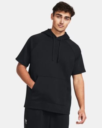 Rival Fleece-Kapuzenpullover mit kurzen Ärmeln