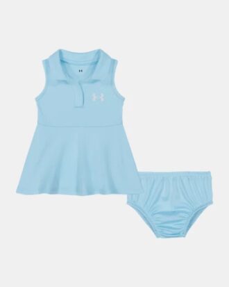 Ärmelloses Polo-Kleid für Kleinkinder mit Windelschutz Ärmelloses Polo-Kleid für Kleinkinder mit Windelschutz