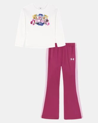Set mit langärmeligem Shirt mit Seitenstreifen und Yogahose Set mit langärmeligem Shirt mit Seitenstreifen und Yogahose