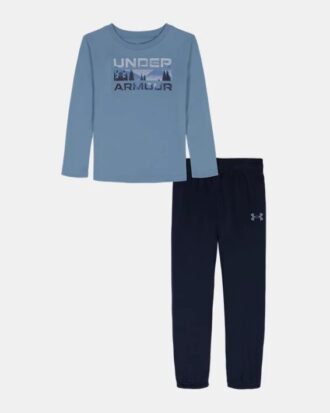 Stacked Logo Little Langarmshirt & Jogginghose Set Stacked Logo Little Langarmshirt & Jogginghose Set