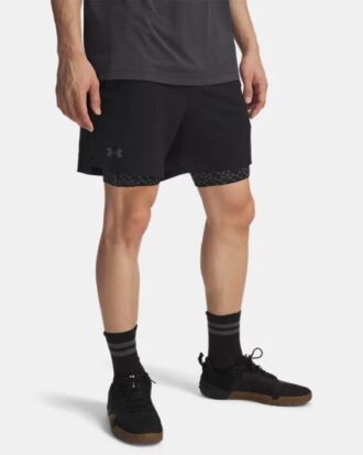 Vanish Gewebte bedruckte 2-in-1-Shorts Vanish Gewebte bedruckte 2-in-1-Shorts